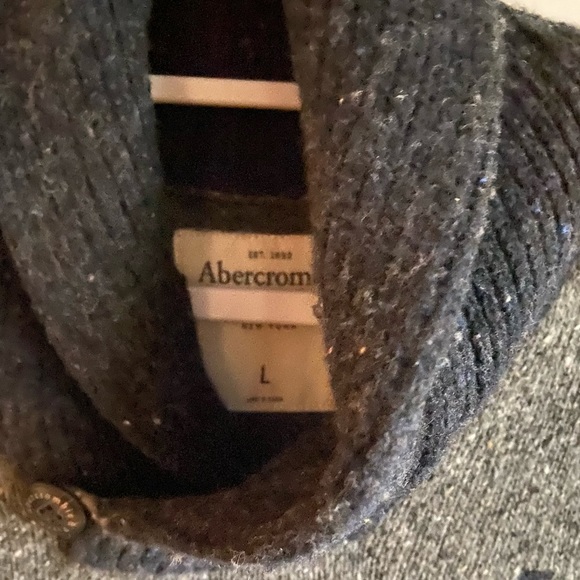 🌿Men’s Abercrombie & Fitch Shawl Collar Sweater🌿 - Picture 2 of 3
